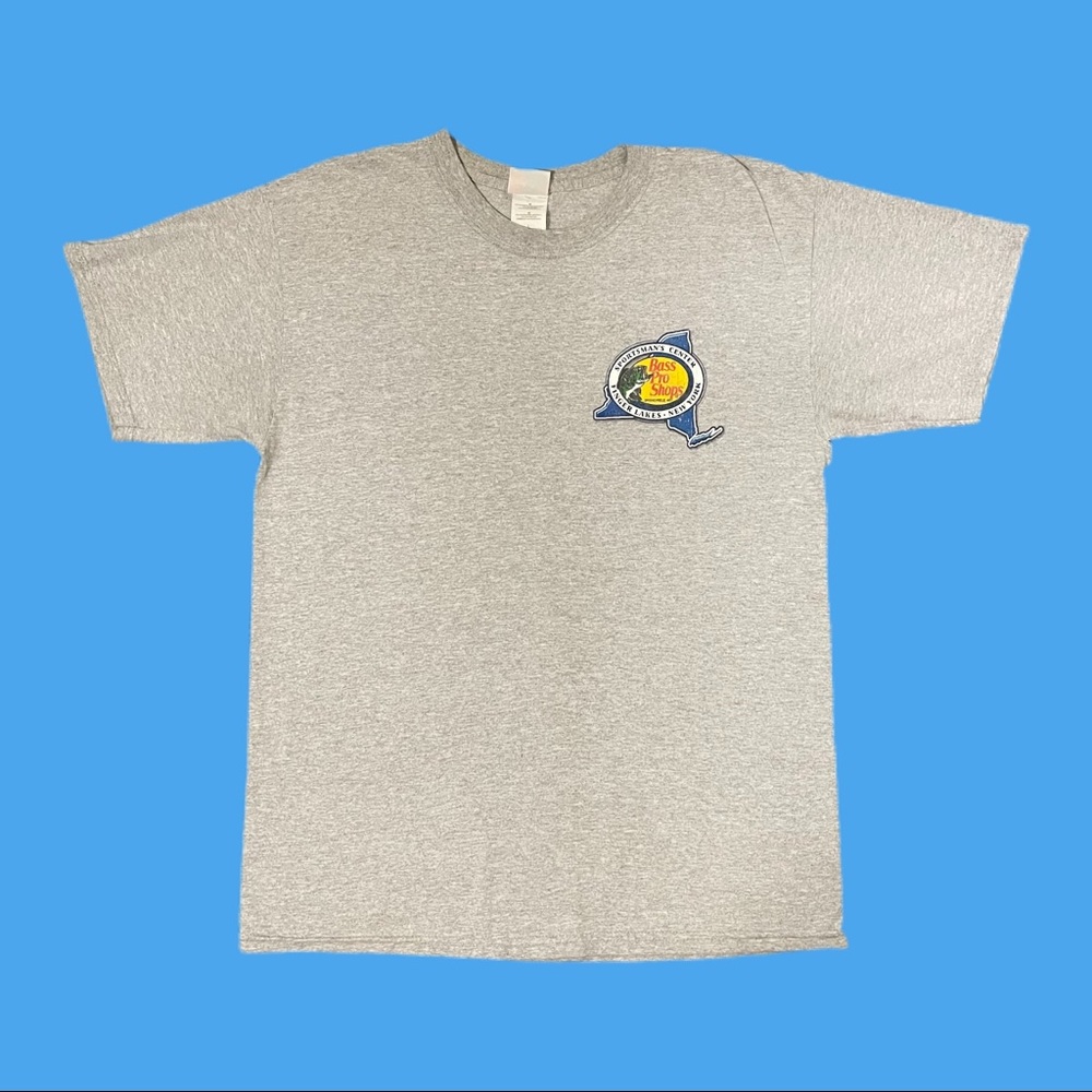 Bass Pro Shops Vintage Tee Men’s Large Gray - Picture 3 of 3